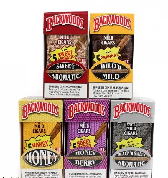 BACKWOODS AUTHENTIC CIGARS – 8 PACKS OF 5 (40 CIGARS)