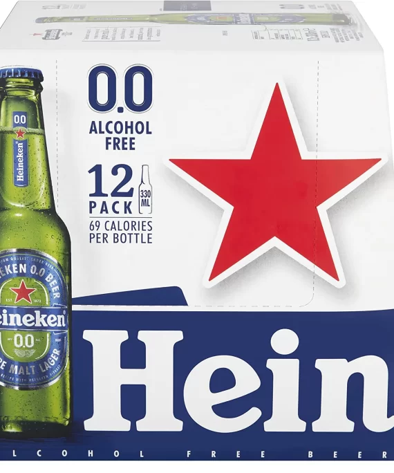 HEINEKEN 0.0 ALCOHOL FREE BEER BOTTLE 24 X 330ML