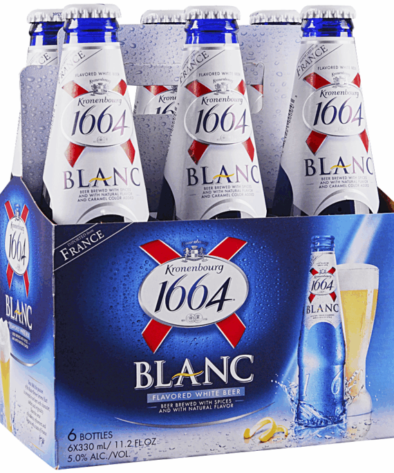 KRONENBOURG 1664 BLANC BEER 330ML & 500ML